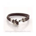 Classic Brown Bulk Purchase Leather Pulsera Fábrica de China